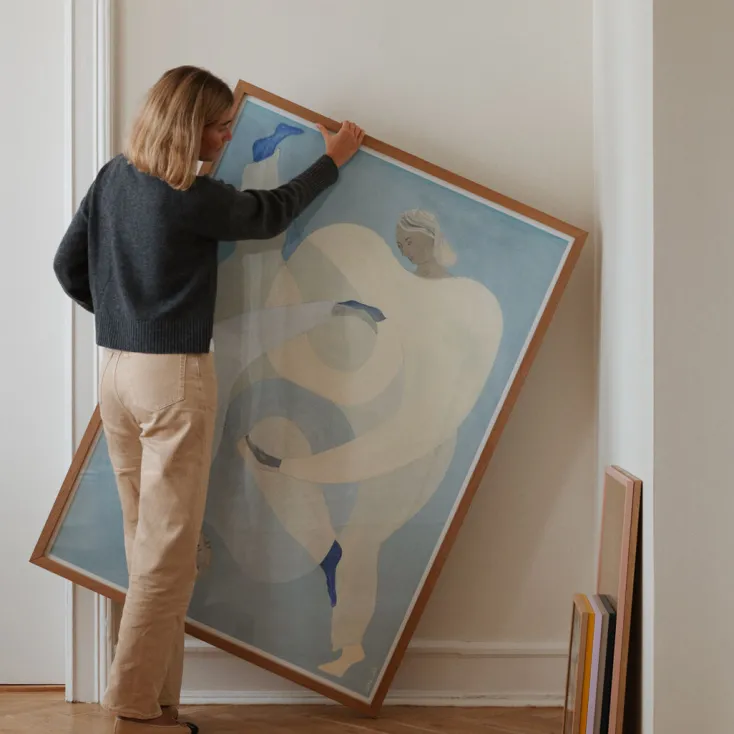 The Poster Club Wandbilder & Wanddekoration|Alle Werke<Lind, Sofia: »Hold You - Blue«