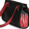Ars mundi Handtaschen<Linde Van der Poel: ​ Handtasche »Black and Red Tulip«