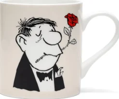 Ars mundi Keramik & Gläser<Loriot: ​ 2 Becher mit Künstlermotiven »Rosenkavalier« &amp; »Conférencier« im Set, Porzellan​