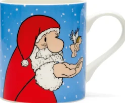 Ars mundi Geschirr & Gläser<Loriot: 2 Becher mit Künstlermotiven »Weihnachtsmops« & »Weihnachtsmann« im Set