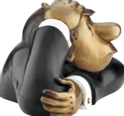 Ars mundi Alle Skulpturen|Bronze<Loriot: Skulptur »Der Denker – Jubiläumsedition«