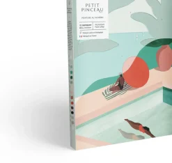 Kinder LA PETITE EPICERIE Bastel-sets|Basteln & Diy-sets<Malen-nach-Zahlen-Set »St. Barthélémy« von Léa Morichon