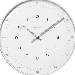 Junghans Wand- & Tischuhren<»Max Bill« Funk-Wanduhr mit Zahlen-Zifferblatt von