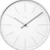 Junghans Wand- & Tischuhren<»Max Bill« Funk-Wanduhr mit Strich-Zifferblatt von