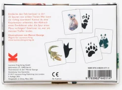 Kinder Laurence King Verlag Spiele & Puzzle|Spiele Für Kinder<Memo-Spiel »Wilden Tieren auf der Spur - 25 Tiere und ihre Pfotenabdrücke«
