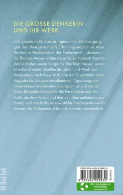 ZEIT Buchhandlung Sachbücher<Meyer, T: Hannah Arendt