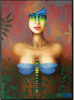 Ars mundi Alle Werke<Michael Becker: Bild »Libelle«, 2022