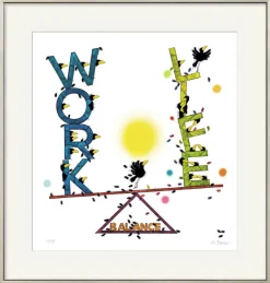 Ars mundi Alle Werke<Michael Ferner: ​ Bild »Work-Life-Balance« (2023)