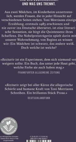 ZEIT Buchhandlung Romane<Morrison, Toni: Rezitativ