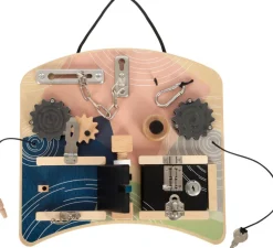 Kinder Small Foot Holzspielzeug<Motorikbrett Schlösser und Rotation