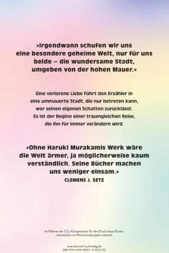 ZEIT Buchhandlung Romane<Murakami, H: Stadt und ihre ungewisse Mauer