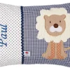 Kinder Glückspilz Geburt|Kuscheltiere & Puppen<Namenskissen »Löwe«