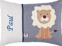 Kinder Glückspilz Geburt|Kuscheltiere & Puppen<Namenskissen »Löwe«