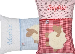 Kinder Glückspilz Textilien<Namenskissen »Schaf«