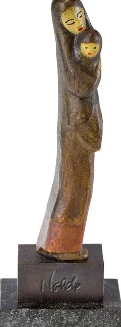 Ars mundi Alle Skulpturen|Bronze<Nolde, Emil: Skulptur »Mutter mit Kind«