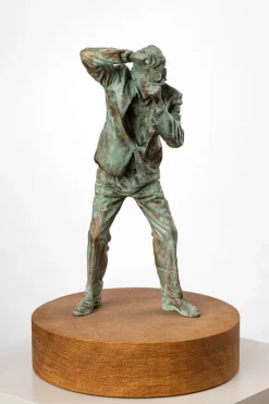 Christoph Pöggeler Alle Skulpturen|Bronze<Patinierte Bronze-Skulptur »Fotograf«