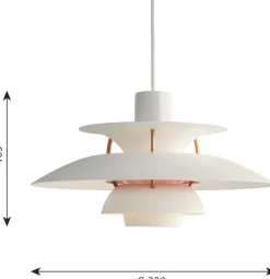 Louis Poulsen Pendelleuchten<Pendelleuchte »PH5 Mini Modern« in weiß