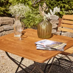 Sienagarden Gartenmöbel<»Peru III« Klapptisch 80x80cm