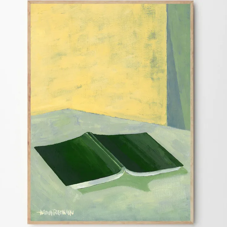 The Poster Club Wandbilder & Wanddekoration<Peterson, Hanna: »The Book«, mit Rahmung