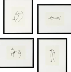 Ars mundi Alle Werke<Picasso: 4 Bilder im Set, Tiere