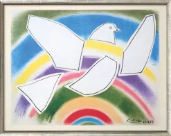 Ars mundi Alle Werke<Picasso: »Fliegende Taube im Regenbogen«