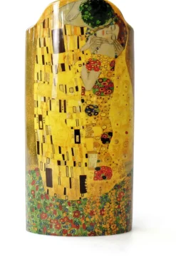 Ars mundi Keramik & Gläser<Porzellanvase »Der Kuss« nach Gustav Klimt