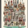 Martin Schwartz Wandbilder & Wanddekoration<Poster »Barcelona«