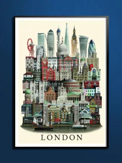 Martin Schwartz Wandbilder & Wanddekoration<Poster »London«