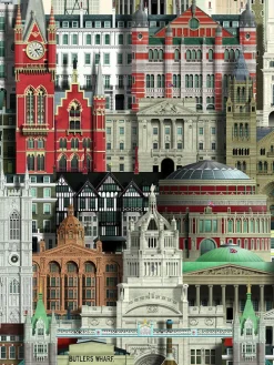 Martin Schwartz Wandbilder & Wanddekoration<Poster »London«