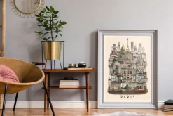 Martin Schwartz Wandbilder & Wanddekoration<Poster »Paris«