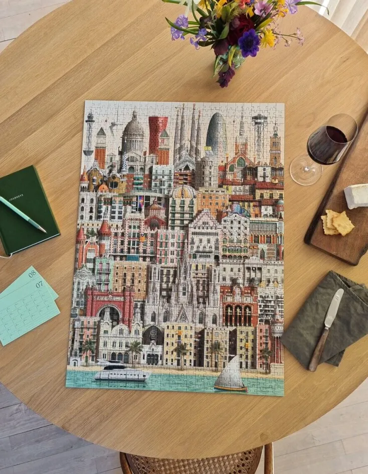 Kinder Martin Schwartz Puzzle Für Erwachsene<Puzzle 1000 Teile »Barcelona«