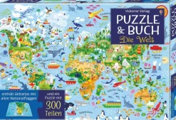 Kinder ZEIT Buchhandlung Puzzle Für Erwachsene<Puzzle & Buch: Die Welt