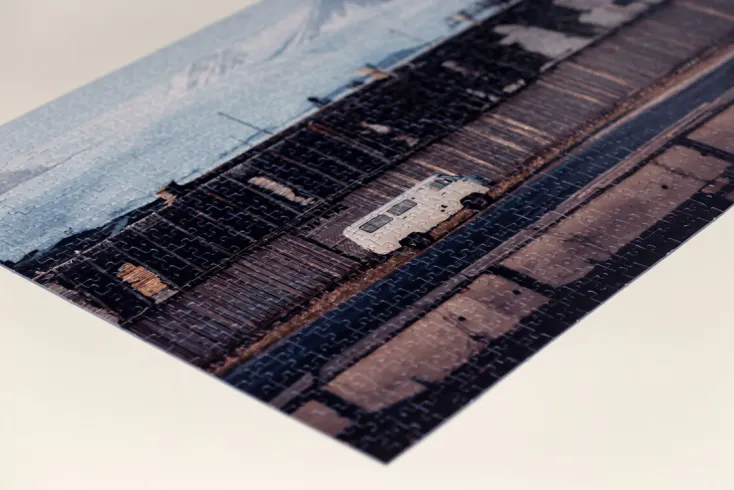 Kinder PRTS Arts Alle Werke|Puzzle Für Erwachsene<Puzzle & Kunstdruck »Ghost Town at the End of the world«