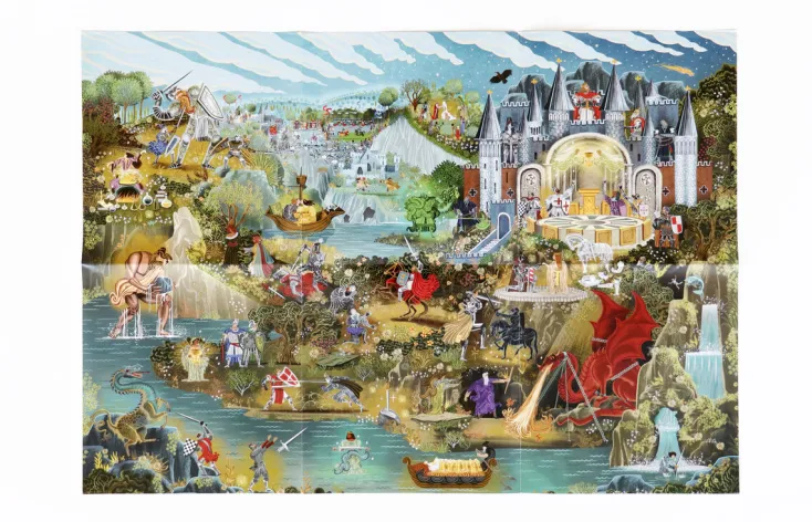 Kinder Laurence King Verlag Spiele & Puzzle|Puzzle Für Erwachsene<Puzzle »Die Welt von König Artus«