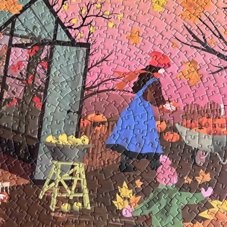 Kinder VISSEVASSE Puzzle Für Kinder|Puzzle Für Erwachsene<Puzzle »Herbstgefühle«