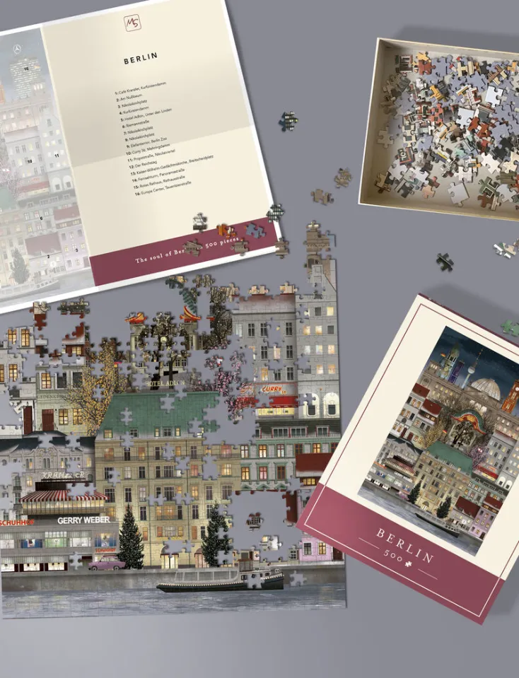 Kinder Martin Schwartz Puzzle Für Erwachsene<Puzzle »Weihnachten in Berlin«