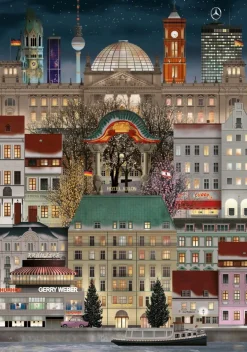 Kinder Martin Schwartz Puzzle Für Erwachsene<Puzzle »Weihnachten in Berlin«