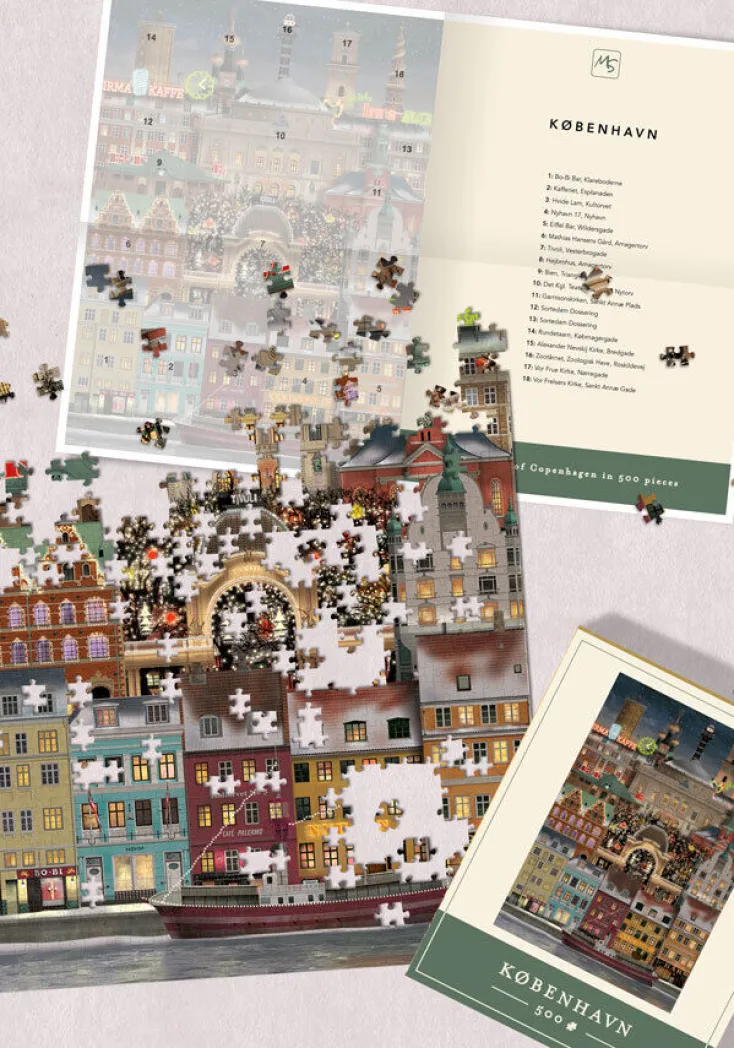 Kinder Martin Schwartz Puzzle Für Erwachsene<Puzzle »Weihnachten in Kopenhagen«