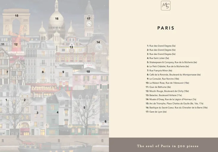 Kinder Martin Schwartz Puzzle Für Erwachsene<Puzzle »Weihnachten in Paris«