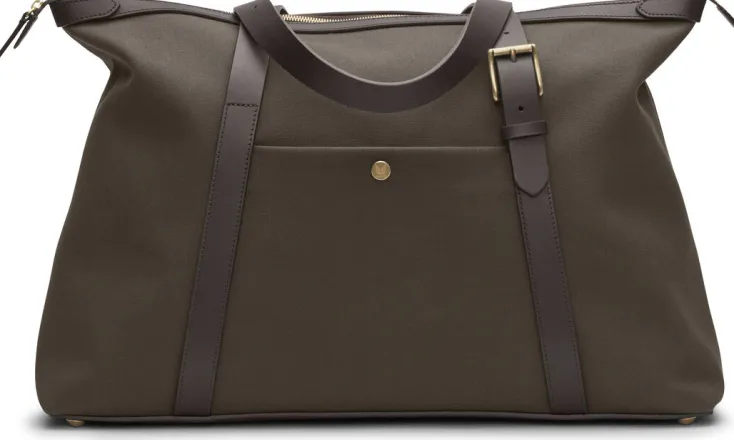 MISMO Weekender<Reisetasche »HOLDALL«, Oliv / Braun