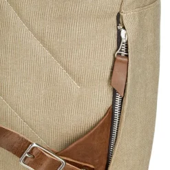 HACK Lederwaren Rucksäcke<Rolltop-Rucksack aus Segeltuch