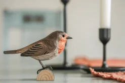 Wildlife Garden Dekoration & Vasen<Rotkehlchen aus Holz