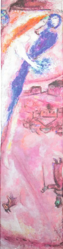 Ars mundi Künstlertücher<Schal »Cantique des Cantiques III« nach Chagall