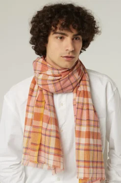 MOISMONT Baumwolle & Leinen<Schal »No. 666«, Poppy Red