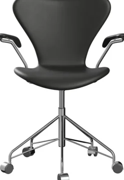 Fritz Hansen Schreibtischstühle<Schreibtischstuhl »Series 7™«, Schwarz