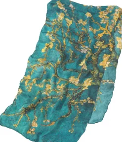 Ars mundi Künstlertücher<Seidenschal »Blühende Mandelbaumzweige«