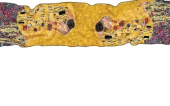 Ars mundi Künstlertücher<Seidenschal »Der Kuss«, nach Gustav Klimt