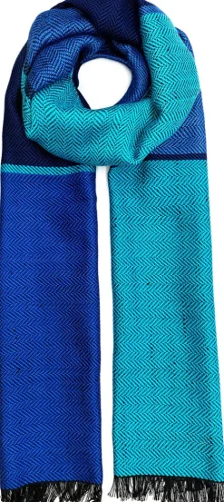 Ulrike Isensee DS Sondereditionen|Seide<Seidenschal in Blau und Türkis