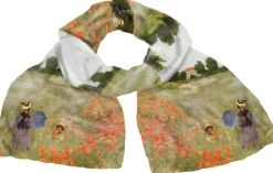 Ars mundi Künstlertücher<Seidenschal »Les coquelicots à Argenteuil«, nach Claude Monet