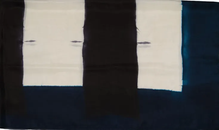 denovembre Seide<Seidenschal »LIGNES«